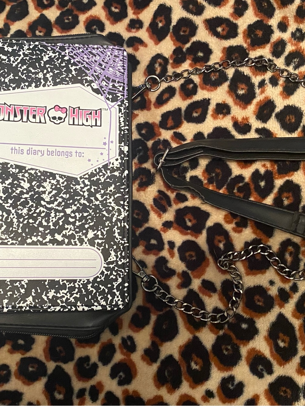 Monster High diary book shoulder bag